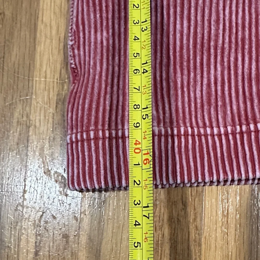 *last chance* Zenana | Women's Deep Red Striped Crop Tank Top - Picture 6 of 11